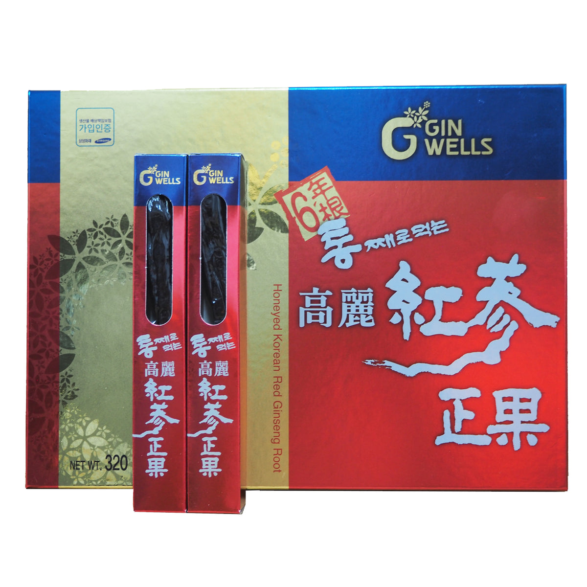 一和高麗紅蔘正果320g（40g 8條） ILHWA Ginwells Korean Honeyed Red Ginseng 320g(40