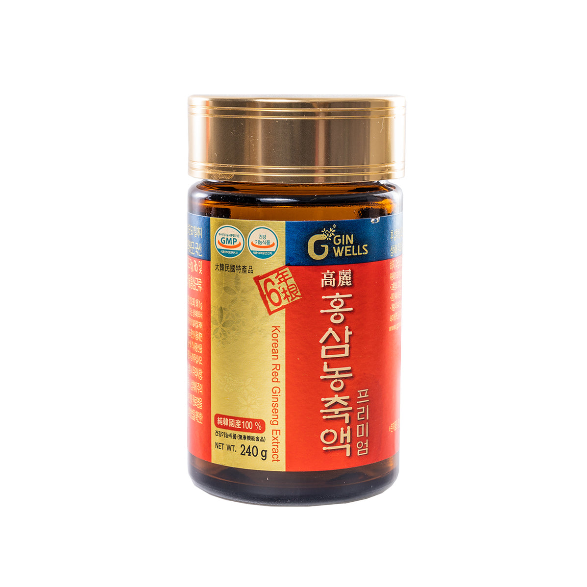 一和 Ginwells 高麗紅蔘濃縮液240克 ILHWA Ginwells Korean Red Ginseng(6 years old